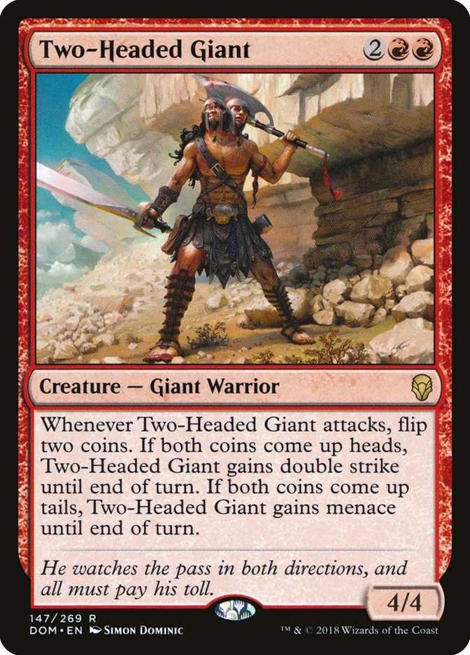 Two-Headed Giant [Dominaria] | The Gaming Verse