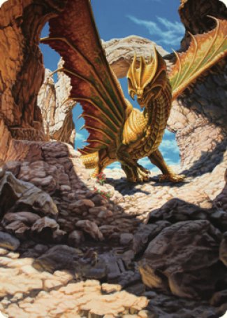 Ancient Brass Dragon Art Card (02) [Commander Legends: Battle for Baldur's Gate Art Series] | The Gaming Verse