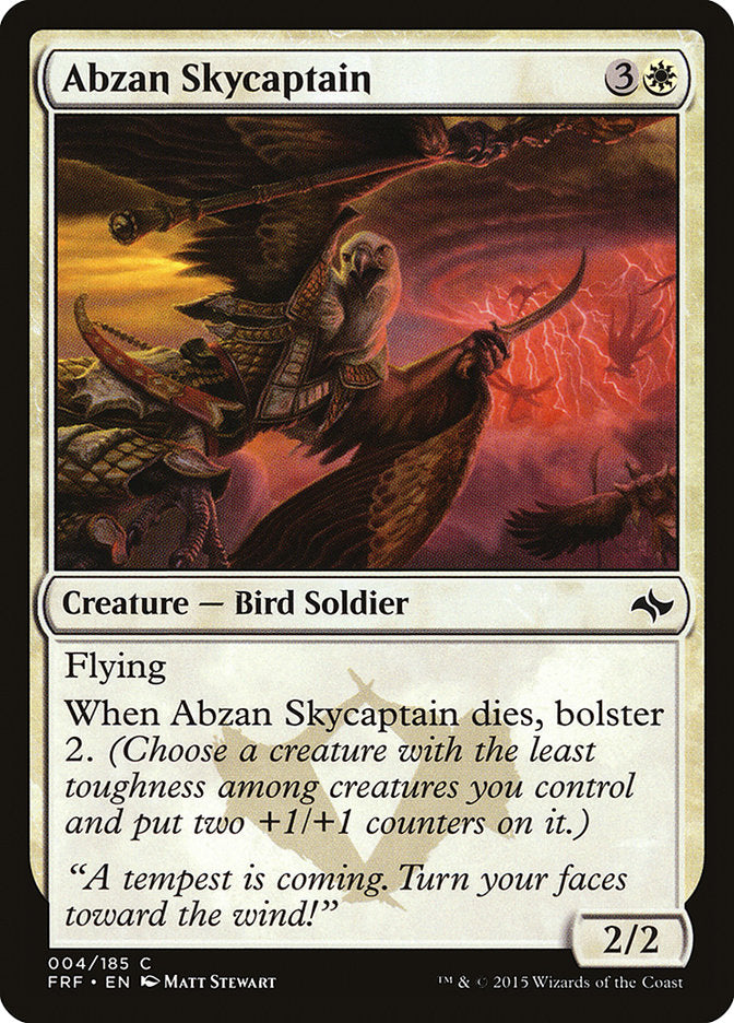 Abzan Skycaptain [Fate Reforged] | The Gaming Verse