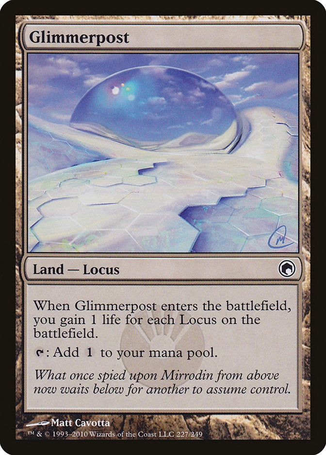 Glimmerpost [Scars of Mirrodin] | The Gaming Verse