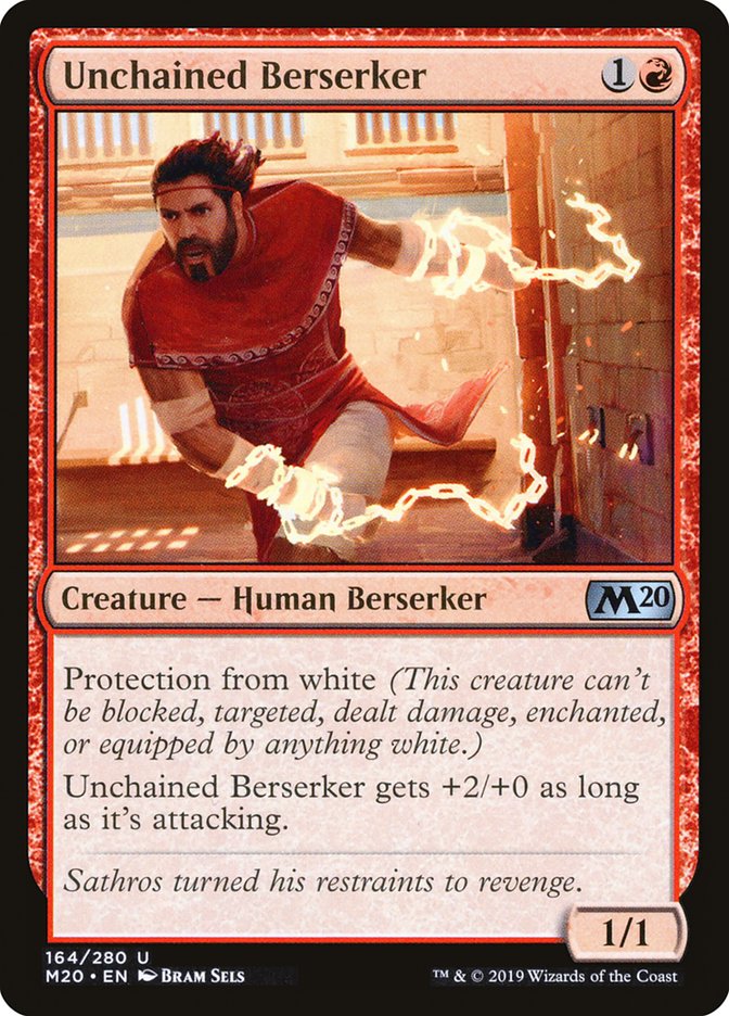 Unchained Berserker [Core Set 2020] | The Gaming Verse