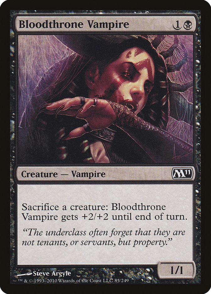 Bloodthrone Vampire [Magic 2011] | The Gaming Verse