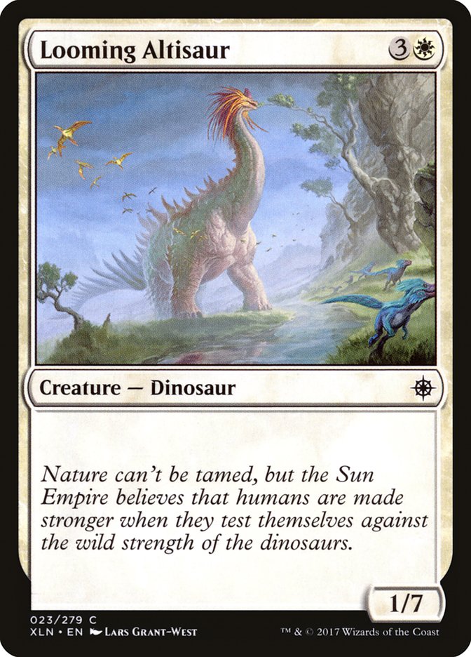 Looming Altisaur [Ixalan] | The Gaming Verse