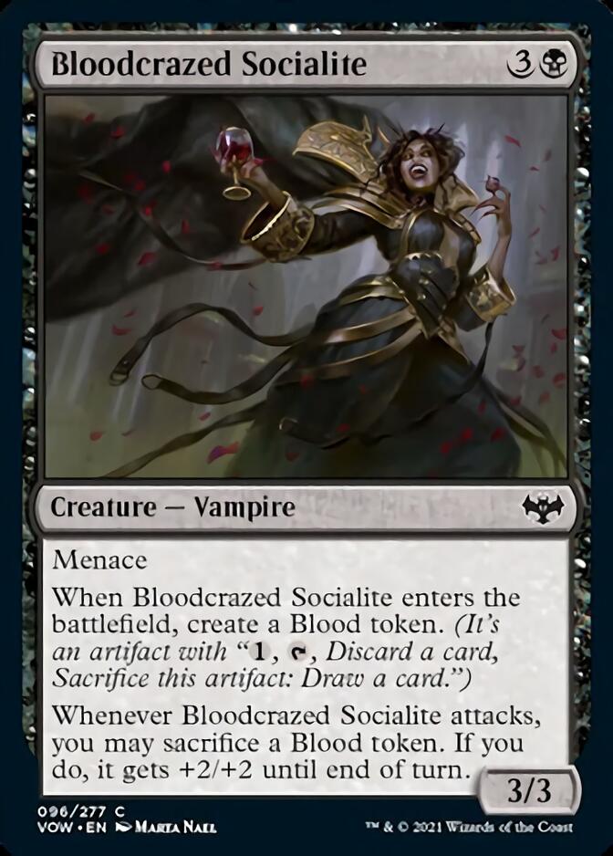 Bloodcrazed Socialite [Innistrad: Crimson Vow] | The Gaming Verse