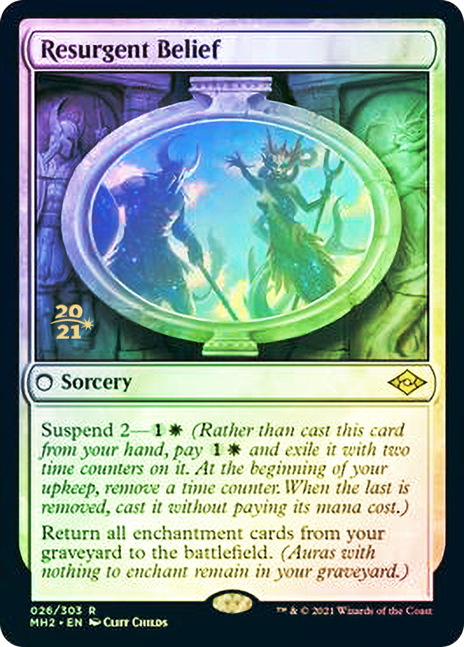 Resurgent Belief [Modern Horizons 2 Prerelease Promos] | The Gaming Verse