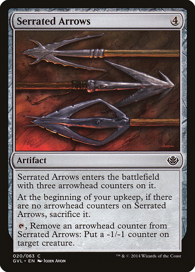 Serrated Arrows (Garruk vs. Liliana) [Duel Decks Anthology] | The Gaming Verse