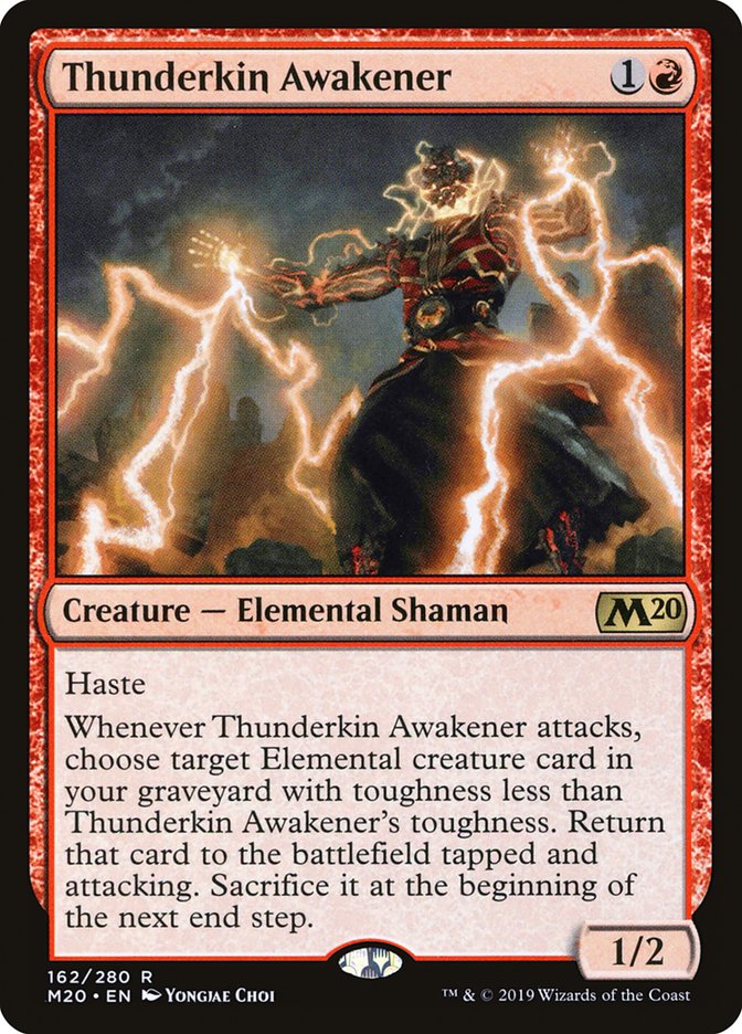 Thunderkin Awakener [Core Set 2020] | The Gaming Verse