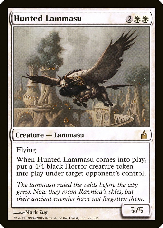 Hunted Lammasu [Ravnica: City of Guilds] | The Gaming Verse