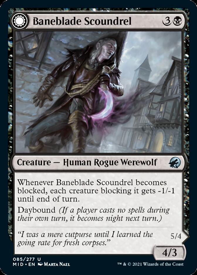 Baneblade Scoundrel // Baneclaw Marauder [Innistrad: Midnight Hunt] | The Gaming Verse