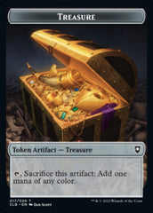 Treasure // Knight Double-sided Token [Commander Legends: Battle for Baldur's Gate Tokens] | The Gaming Verse