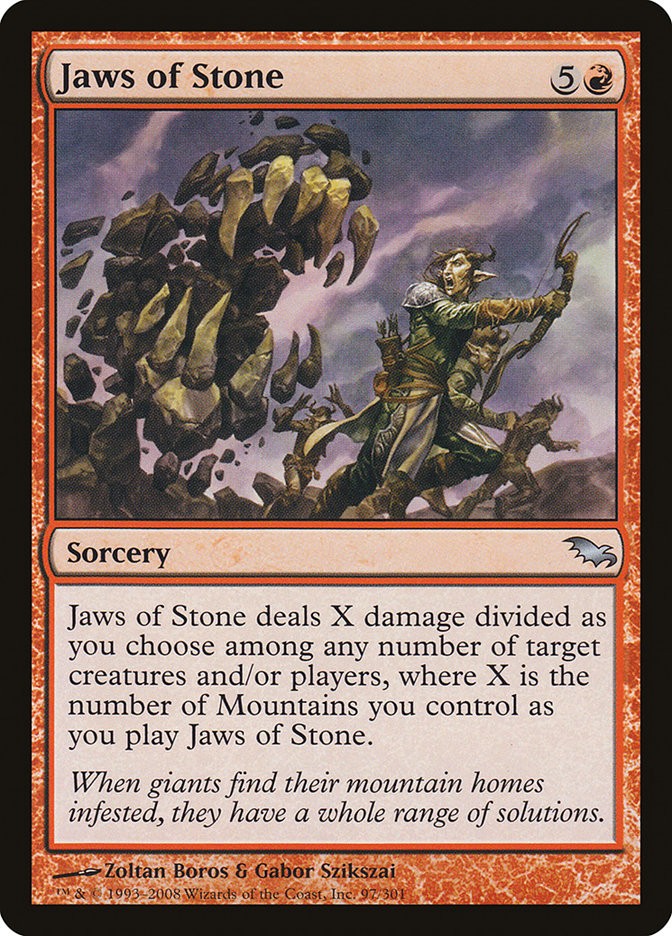 Jaws of Stone [Shadowmoor] | The Gaming Verse