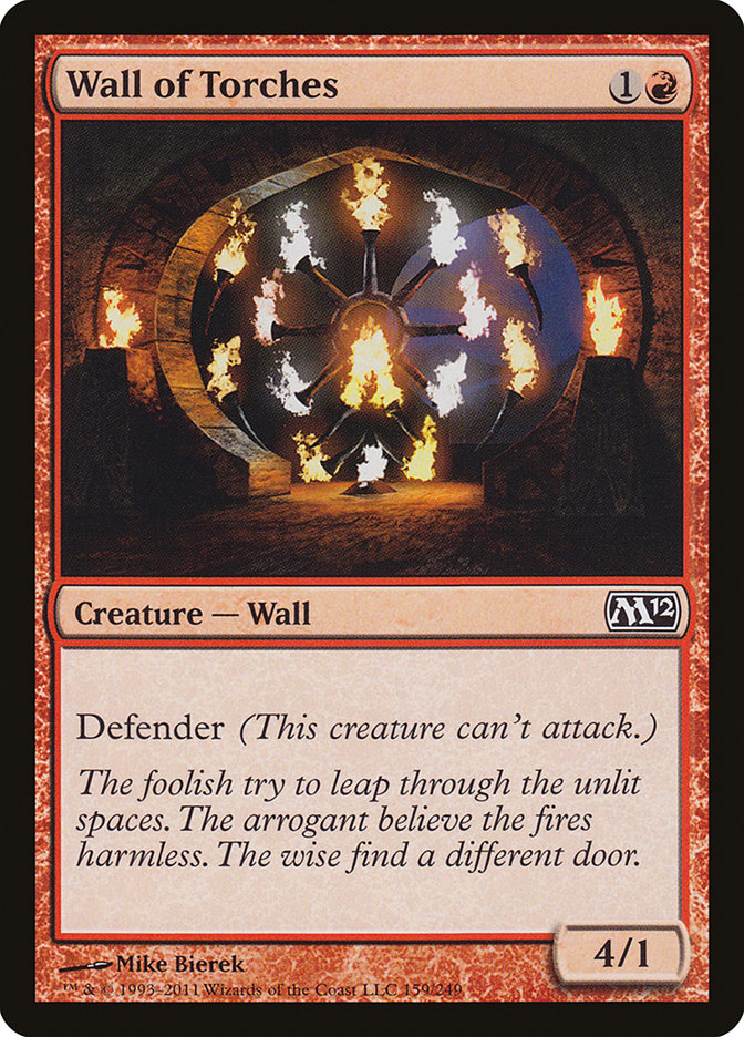 Wall of Torches [Magic 2012] | The Gaming Verse