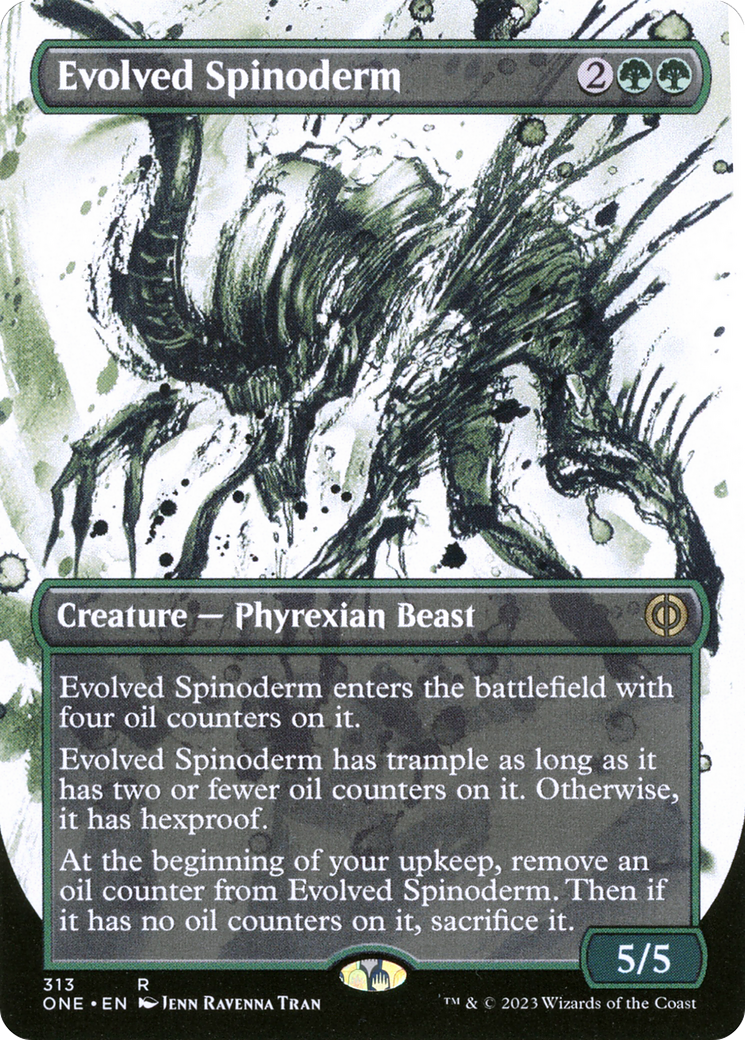 Evolved Spinoderm (Borderless Ichor) [Phyrexia: All Will Be One] | The Gaming Verse