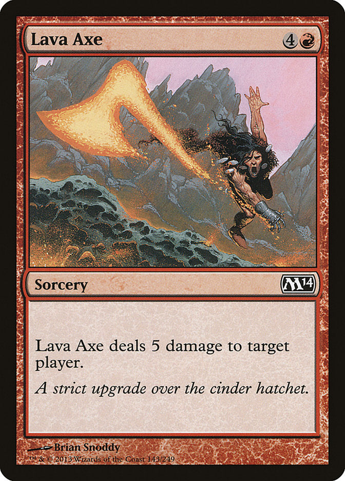 Lava Axe [Magic 2014] | The Gaming Verse