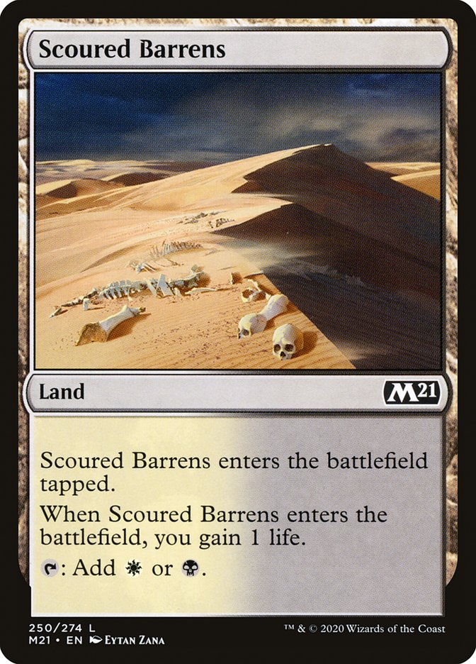 Scoured Barrens [Core Set 2021] | The Gaming Verse