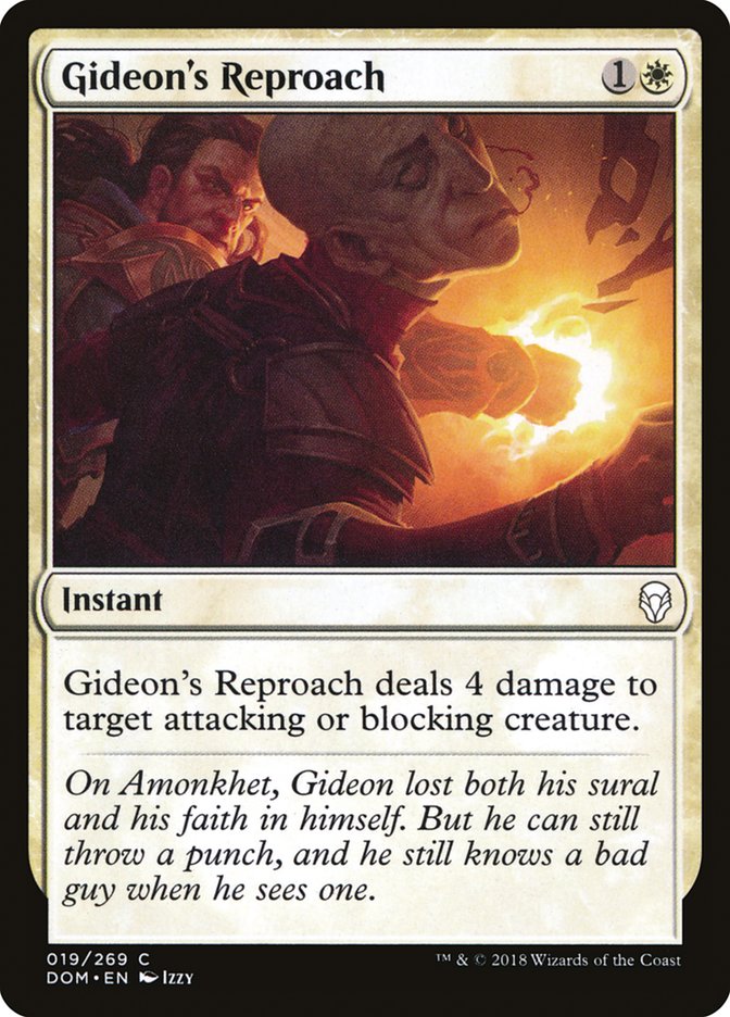 Gideon's Reproach [Dominaria] | The Gaming Verse