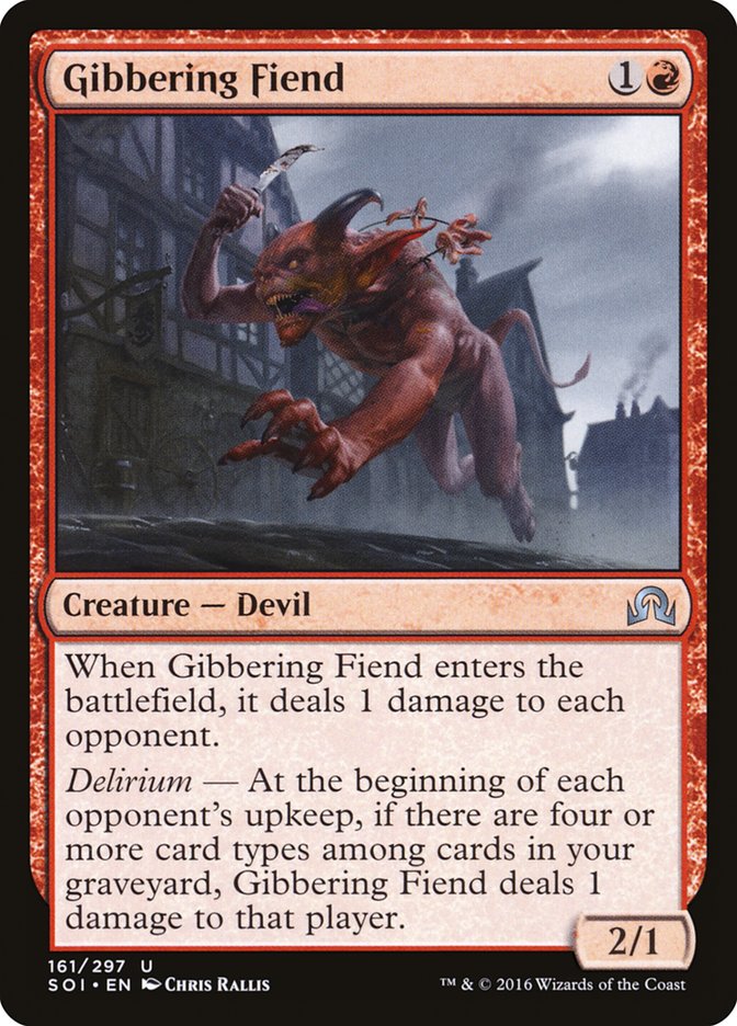 Gibbering Fiend [Shadows over Innistrad] | The Gaming Verse