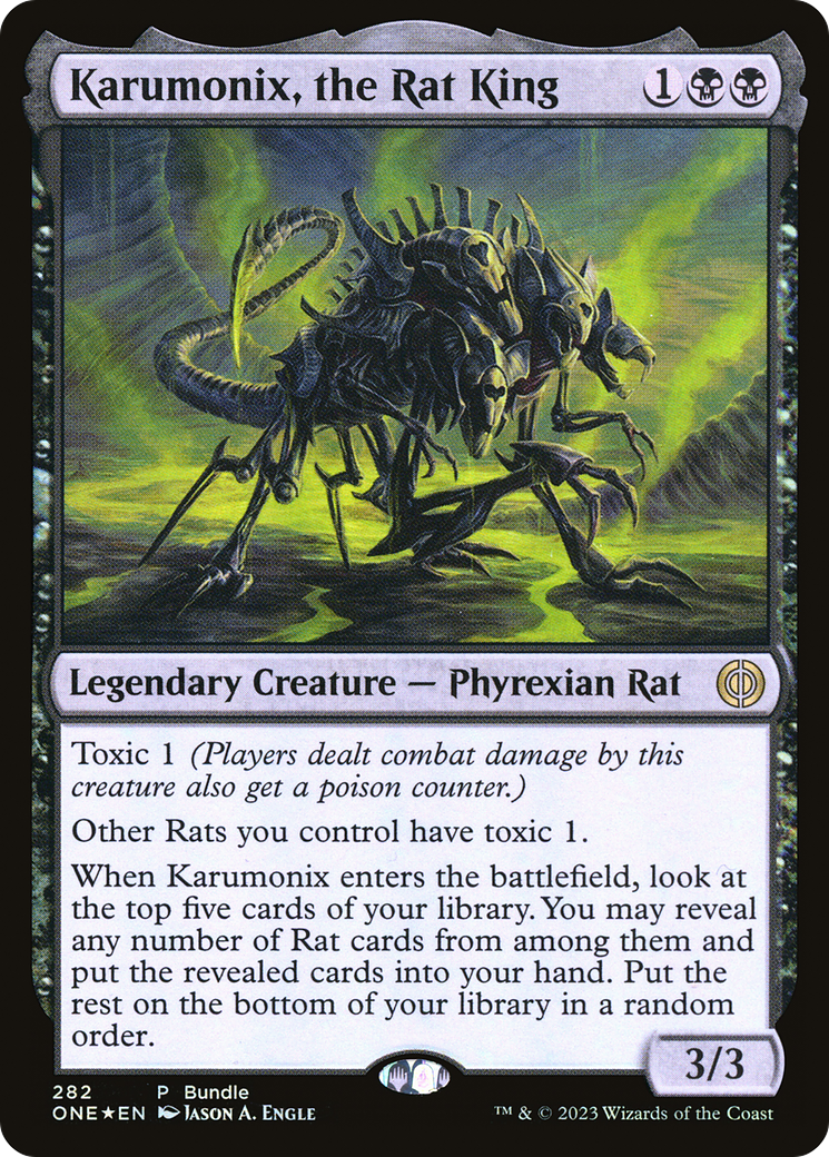 Karumonix, the Rat King (Bundle) [Phyrexia: All Will Be One] | The Gaming Verse