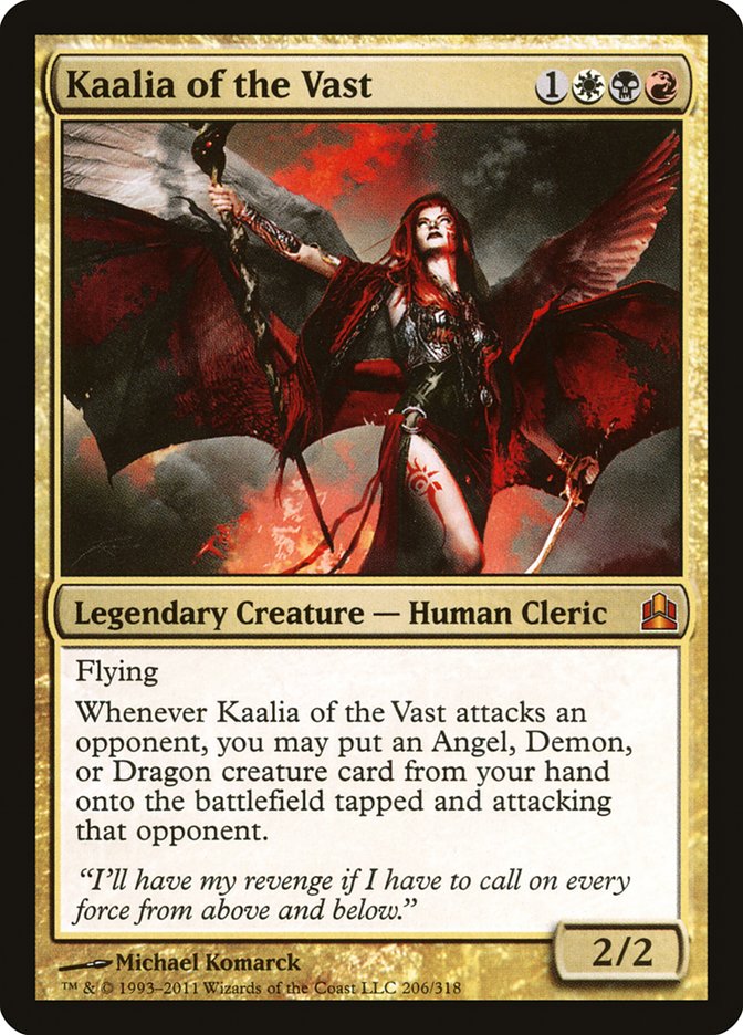 Kaalia of the Vast [Commander 2011] | The Gaming Verse