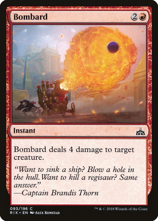 Bombard [Rivals of Ixalan] | The Gaming Verse