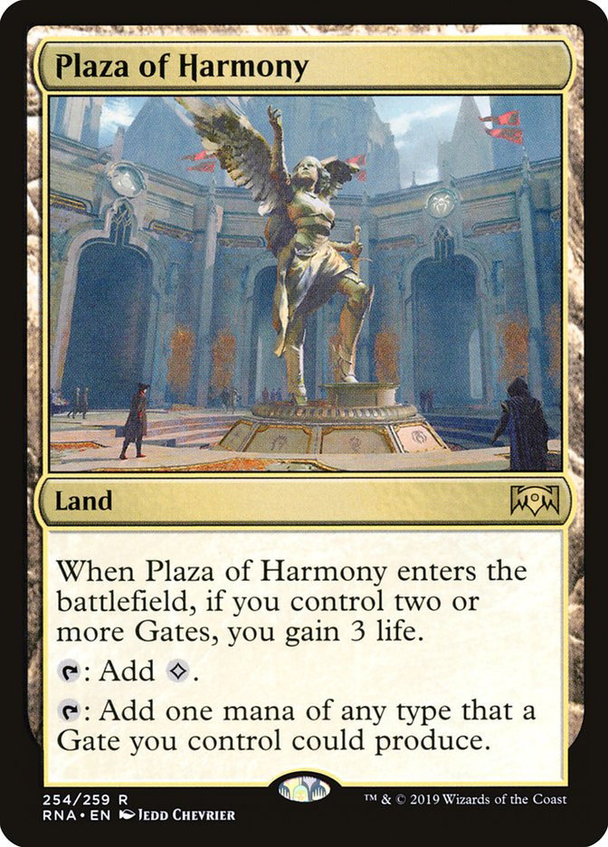 Plaza of Harmony [Ravnica Allegiance] | The Gaming Verse