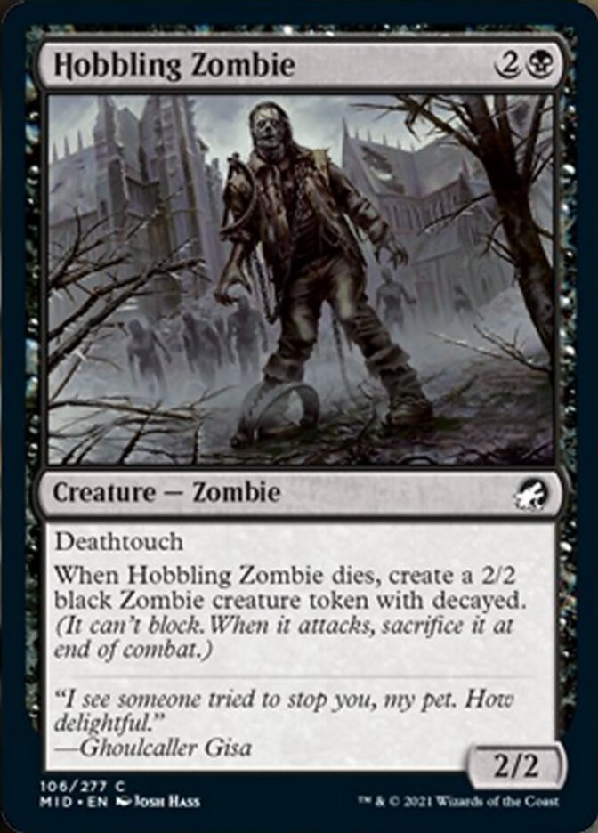 Hobbling Zombie [Innistrad: Midnight Hunt] | The Gaming Verse