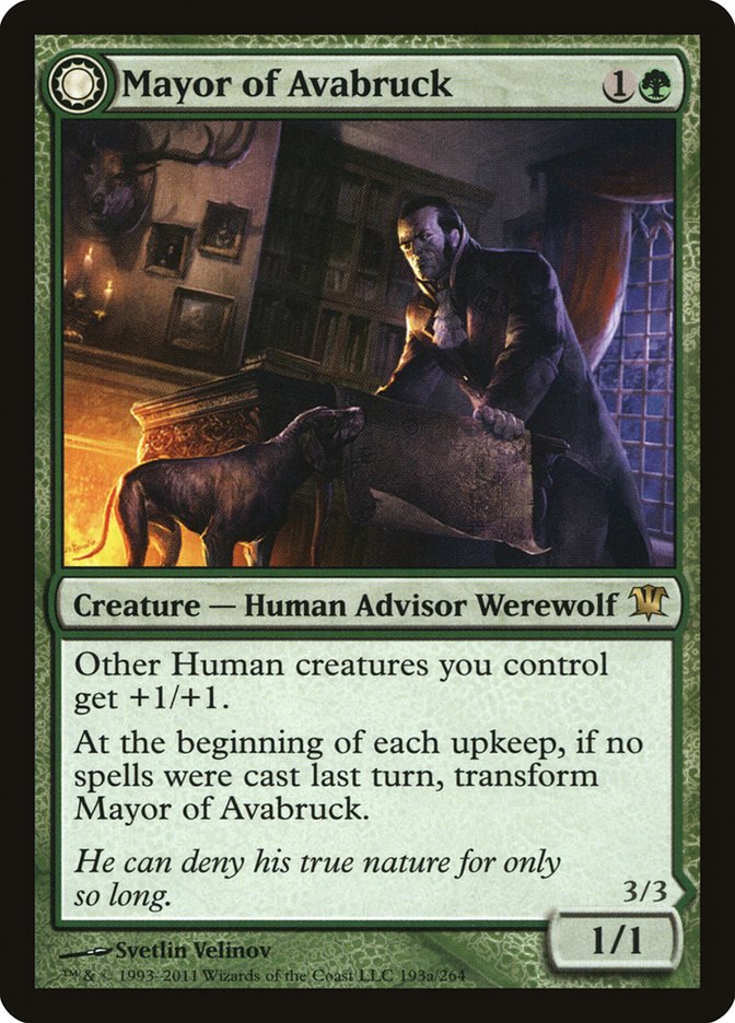 Mayor of Avabruck // Howlpack Alpha [Innistrad] | The Gaming Verse