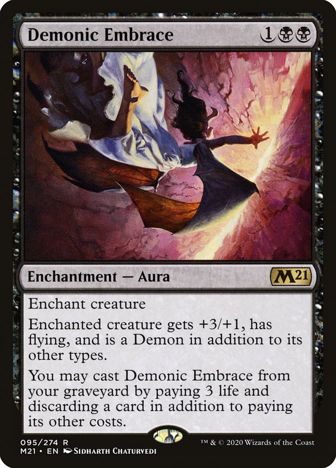 Demonic Embrace [Core Set 2021] | The Gaming Verse