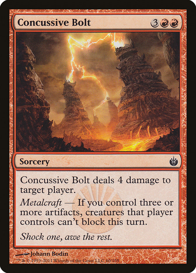 Concussive Bolt [Mirrodin Besieged] | The Gaming Verse