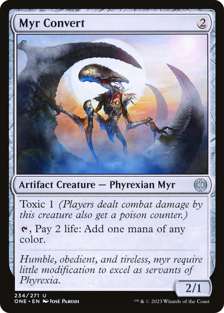 Myr Convert [Phyrexia: All Will Be One] | The Gaming Verse