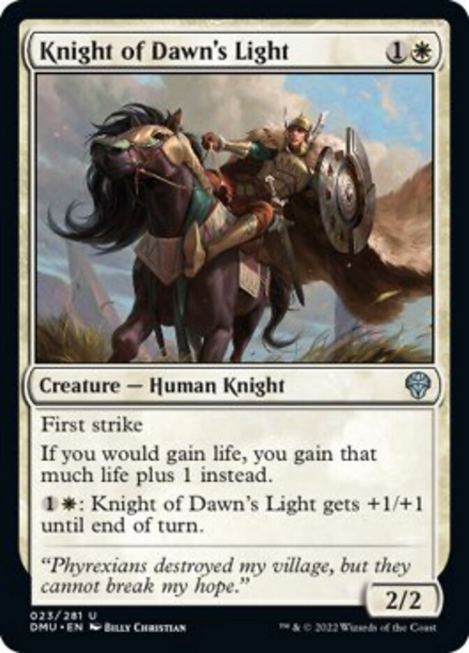 Knight of Dawn's Light [Dominaria United] | The Gaming Verse