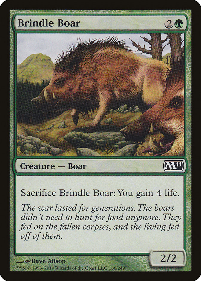 Brindle Boar [Magic 2011] | The Gaming Verse