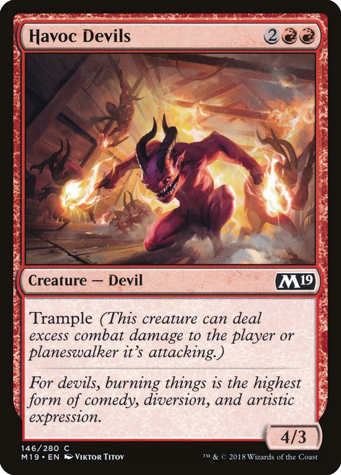 Havoc Devils [Core Set 2019] | The Gaming Verse