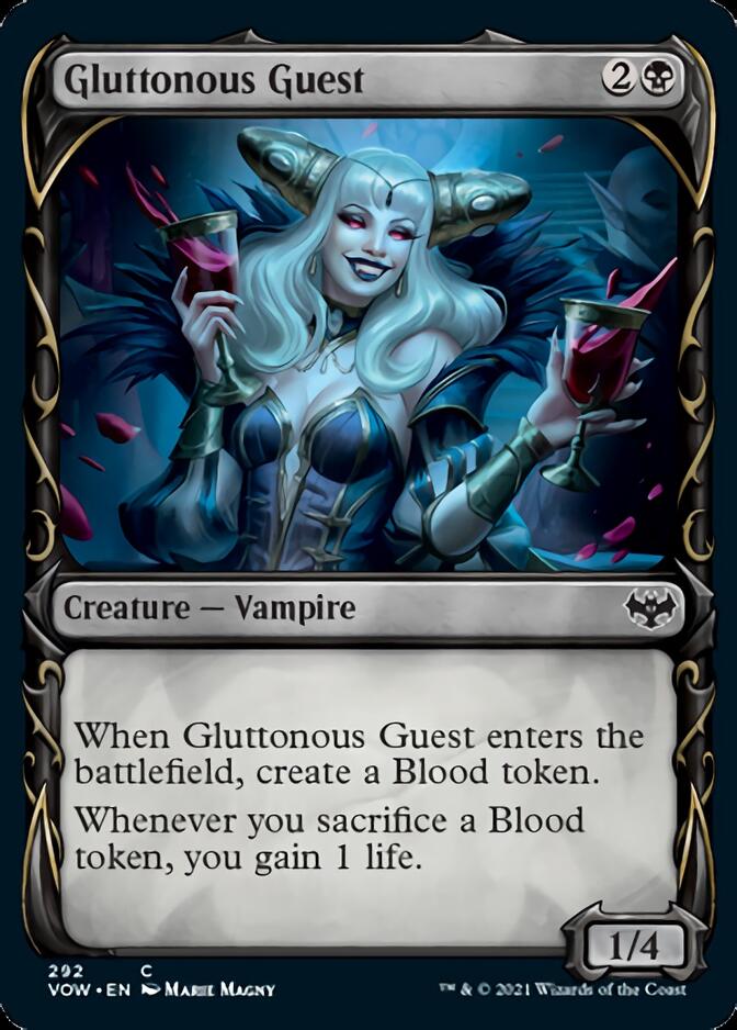 Gluttonous Guest (Showcase Fang Frame) [Innistrad: Crimson Vow] | The Gaming Verse