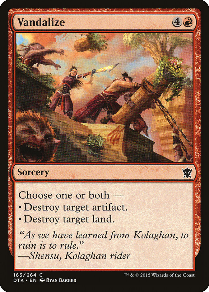 Vandalize [Dragons of Tarkir] | The Gaming Verse