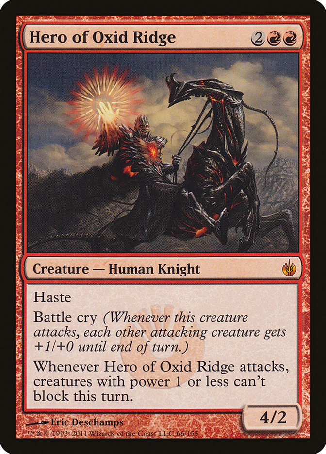 Hero of Oxid Ridge [Mirrodin Besieged] | The Gaming Verse