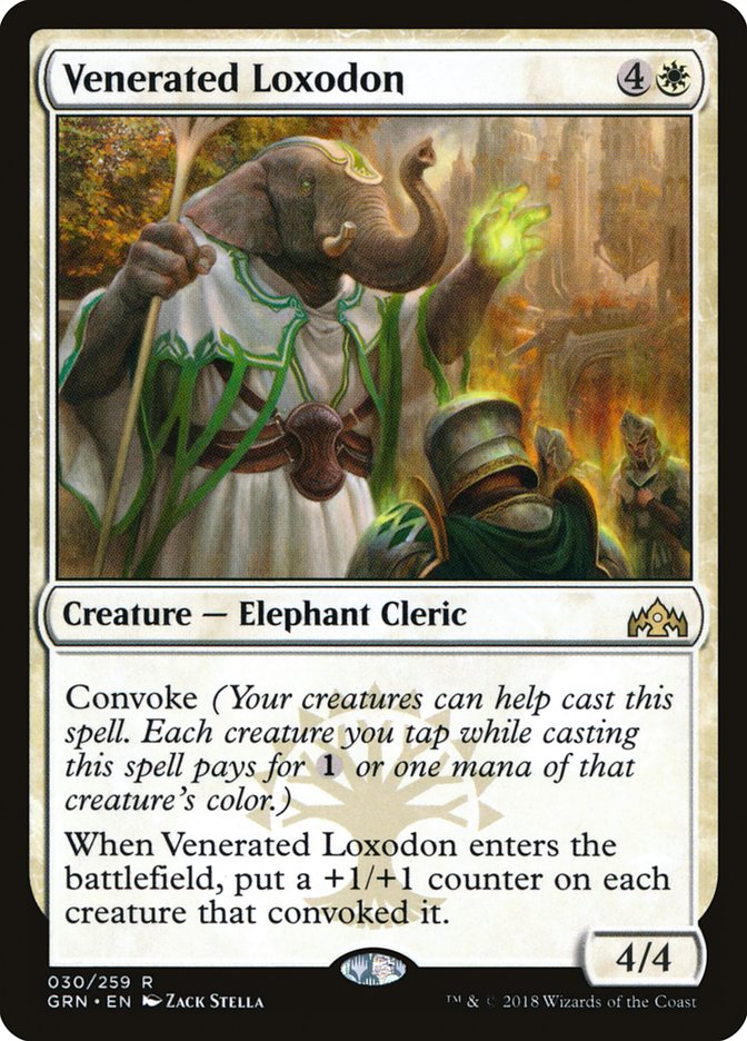 Venerated Loxodon [Guilds of Ravnica] | The Gaming Verse