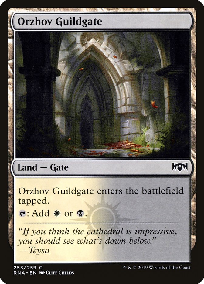 Orzhov Guildgate (253/259) [Ravnica Allegiance] | The Gaming Verse