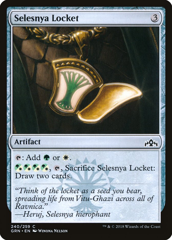 Selesnya Locket [Guilds of Ravnica] | The Gaming Verse