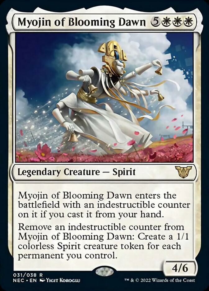 Myojin of Blooming Dawn [Kamigawa: Neon Dynasty Commander] | The Gaming Verse