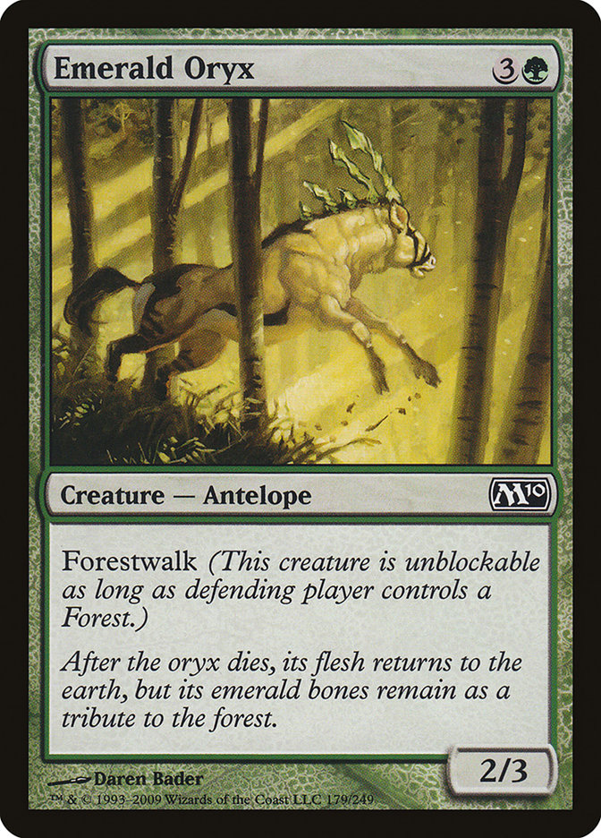 Emerald Oryx [Magic 2010] | The Gaming Verse