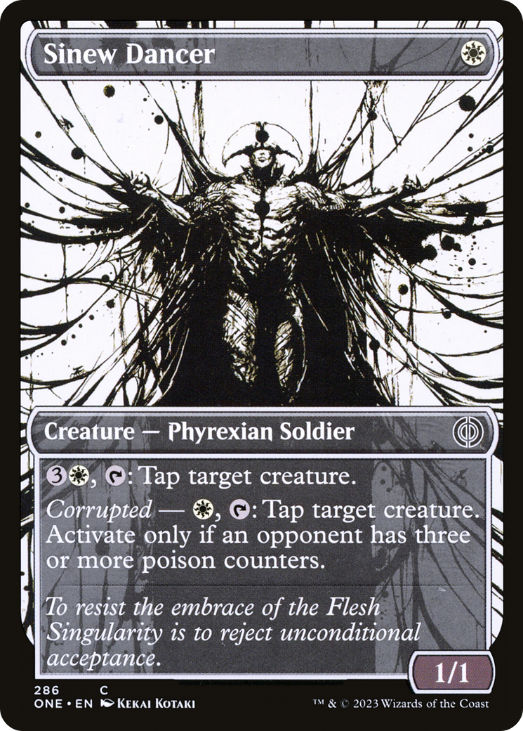 Sinew Dancer (Showcase Ichor) [Phyrexia: All Will Be One] | The Gaming Verse