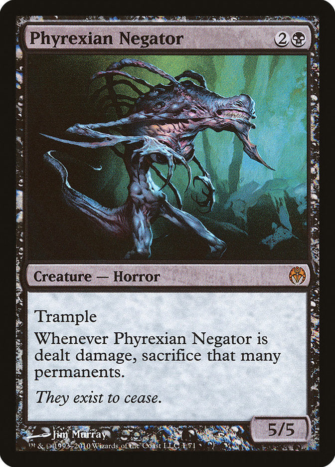 Phyrexian Negator [Duel Decks: Phyrexia vs. the Coalition] | The Gaming Verse