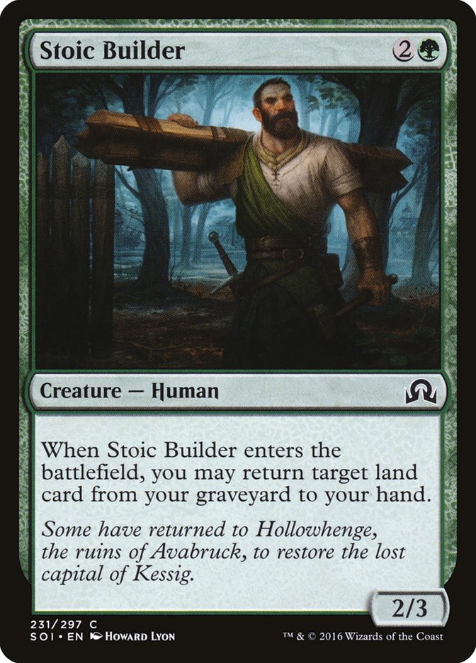 Stoic Builder [Shadows over Innistrad] | The Gaming Verse