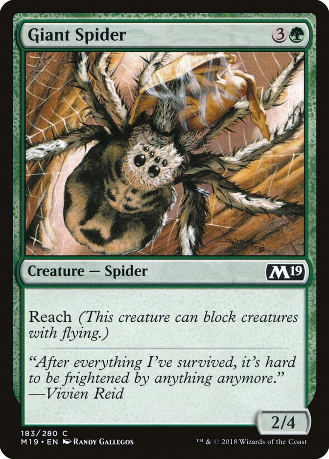 Giant Spider [Core Set 2019] | The Gaming Verse