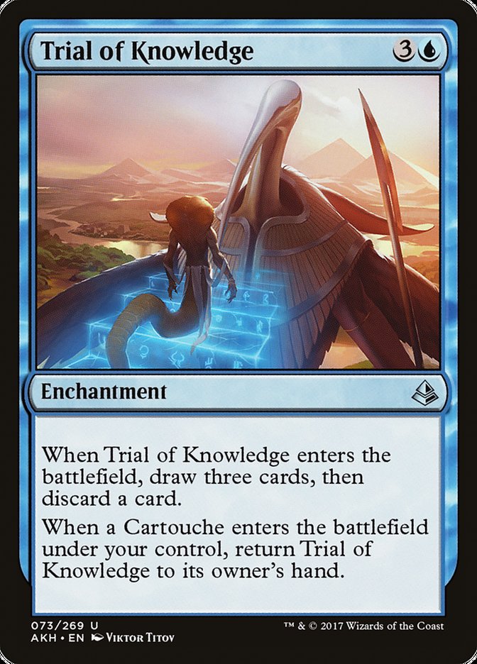 Trial of Knowledge [Amonkhet] | The Gaming Verse