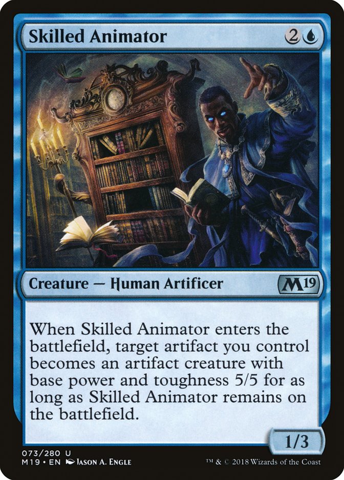 Skilled Animator [Core Set 2019] | The Gaming Verse