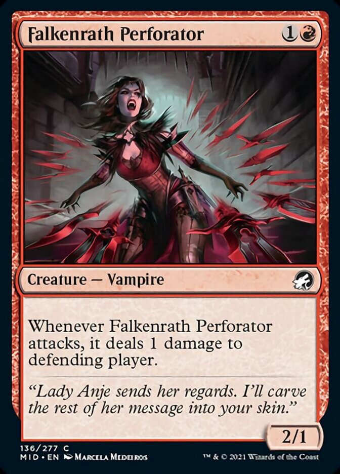 Falkenrath Perforator [Innistrad: Midnight Hunt] | The Gaming Verse