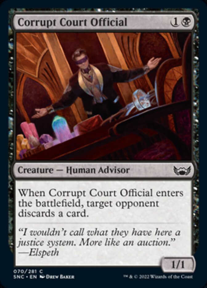 Corrupt Court Official [Streets of New Capenna] | The Gaming Verse