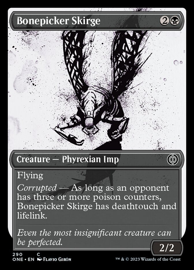 Bonepicker Skirge (Showcase Ichor) [Phyrexia: All Will Be One] | The Gaming Verse